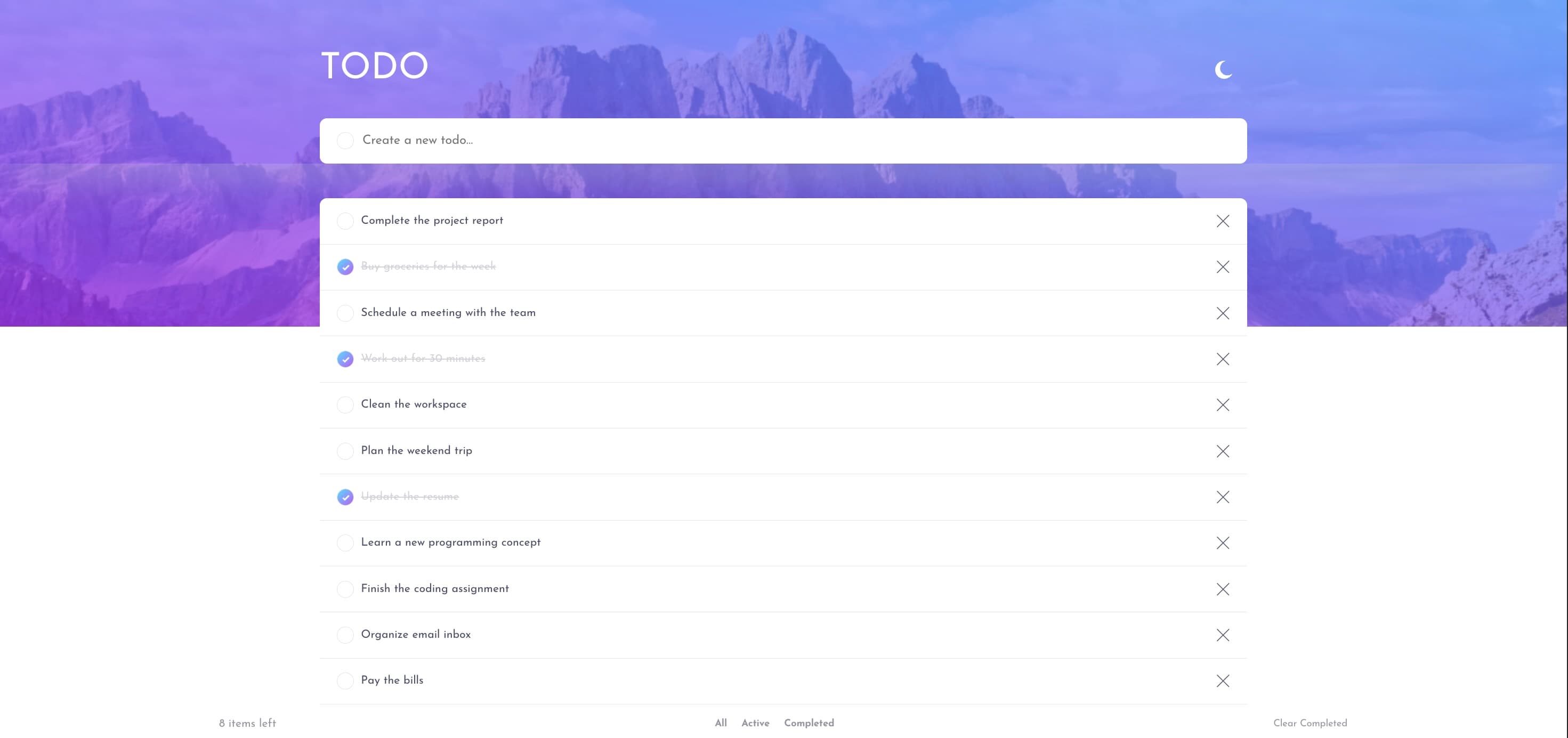 TODO APP